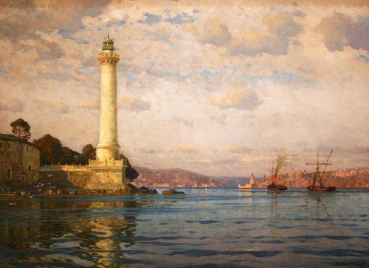 Michael Zeno Diemer The Ahirkapi Lighthouse oil painting picture